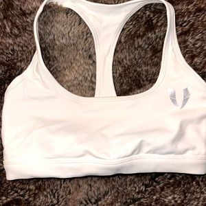 White Workout Bra